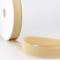 Schrgband beige aus Baumwolle PES 20mm
