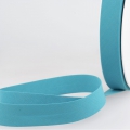 Schrgband blau aus Baumwolle PES 20mm