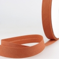 Schrägband rotbraun aus Baumwolle PES 20mm