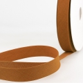 Schrgband braun aus Baumwolle PES 20mm