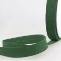 Schrgband dunkelgrn aus Baumwolle PES 20mm