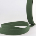 Schrgband dunkelgrn aus Baumwolle PES 20mm