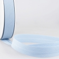 Schrgband hellblau aus Baumwolle PES 20mm