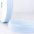 Schrgband hellblau aus Baumwolle PES 20mm