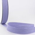 Schrägband violett aus Baumwolle PES 20mm