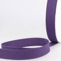 Schrgband lila aus Baumwolle PES 20mm