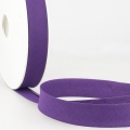 Schrgband lila aus Baumwolle PES 20mm