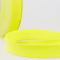 Schrgband neon gelb aus Baumwolle und PES 20mm
