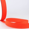 Schrgband orange aus Baumwolle PES 20mm