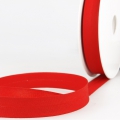 Schrgband rot aus Baumwolle PES 20mm