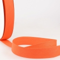 Schrgband rotorange aus Baumwolle PES 20mm