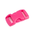 Steckschnalle 10 mm gebogen pink