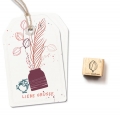 Ministempel Blte 54 Herbst Anemone Knospe Outline