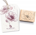 Stempel Blte 53 Herbst Anemone Outline