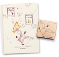 Stempel Gans Rosina Outline