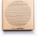 Grafikstempel Kreis 5 - linear gro