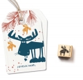 Ministempel Baumschmuck Elch