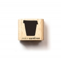 Ministempel Blumentopf