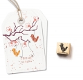 Ministempel Holzanhnger Huhn