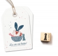 Ministempel Schokohase