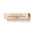 Stempel Einladung zum Kindergeburtstag