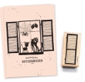 Stempel Franzsischer Fensterladen