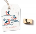 Stempel Gummitier Flamingo klein