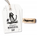 Stempel Holzschaukel