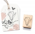 Stempel Magnolienblte Outline 2 - geschlossen