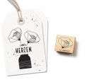 Stempel Mohnblte