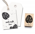 Stempel Monsterablatt gro