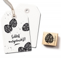 Stempel Monsterablatt klein