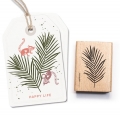Stempel Palmenblatt 1