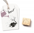 Stempel Regentropfen