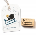 Stempel Schlitten mit Fred
