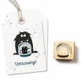 Stempel Schneekugel