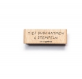 Stempel Tief durchatmen & stempeln