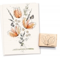 Stempel Magnolienblte Outline 1 - offen