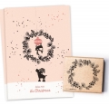 Stempel Weihnachtskranz 2