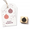 Stempel Weihnachtskugel 3 - mittel