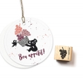 Stempel Weintraube 2 - dunkel