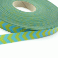 Webband Chevron helltrkis lime 12mm