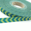 Webband Chevron petrol grn 12mm