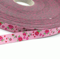 Webband Rosenband, rosa 12mm