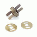 10 Magnetknöpfe altmessing antik 14mm