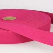 Gurtband Baumwolle pink 25mm