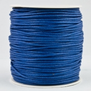 Baumwollkordel gewachst 1,5mm blau
