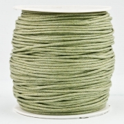 Baumwollkordel gewachst 1,5mm blassgrün