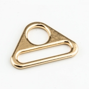 D-Ring mit Steg 25mm gold