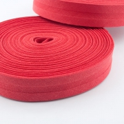 25m Schrägband rot aus Baumwolle 30mm